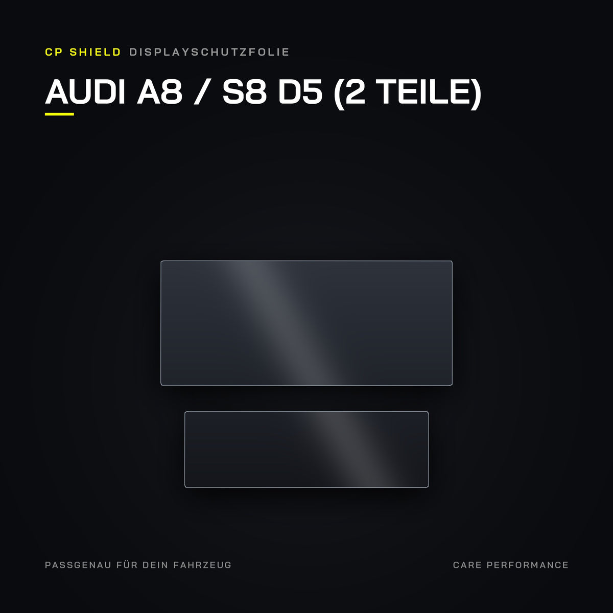 CP Shield Displayschutzfolie Audi A8 / S8 D5 (2 Teile)
