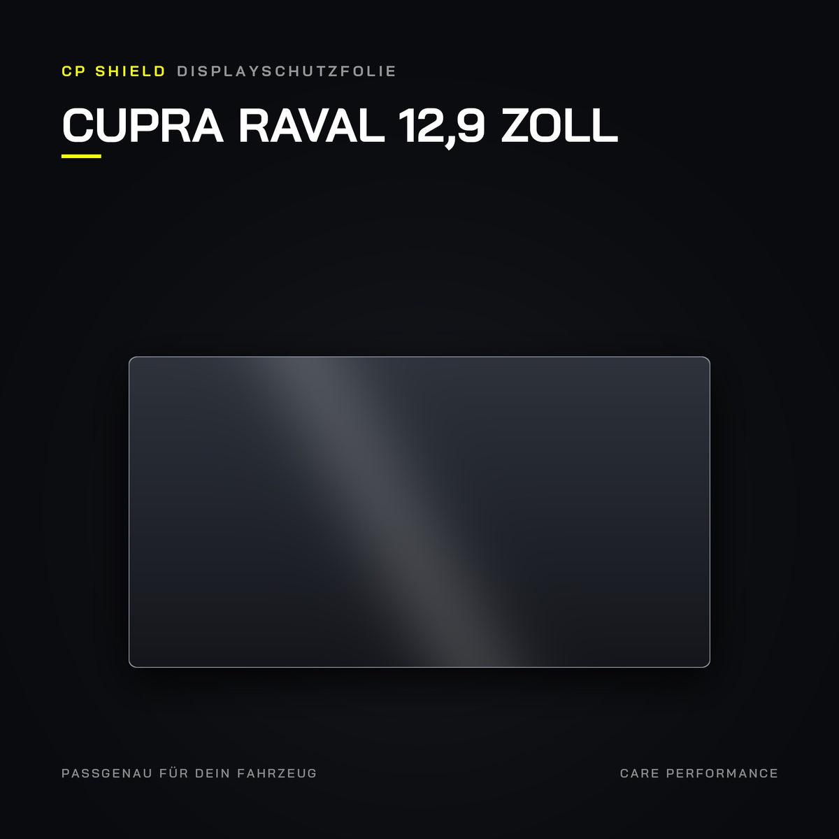 CP Shield Displayschutzfolie Cupra Raval 12,9 Zoll