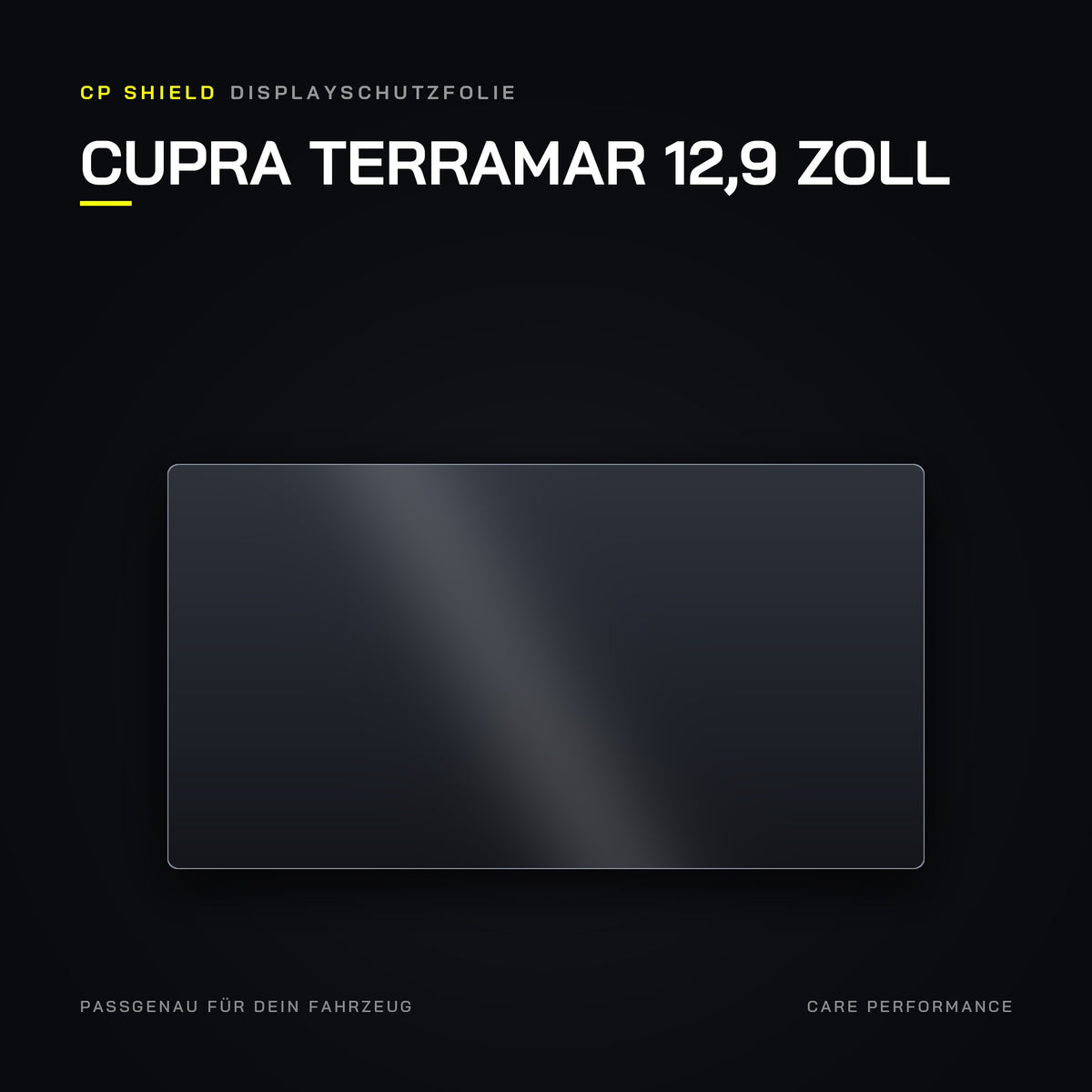 CP Shield Displayschutzfolie Cupra Terramar 12,9 Zoll