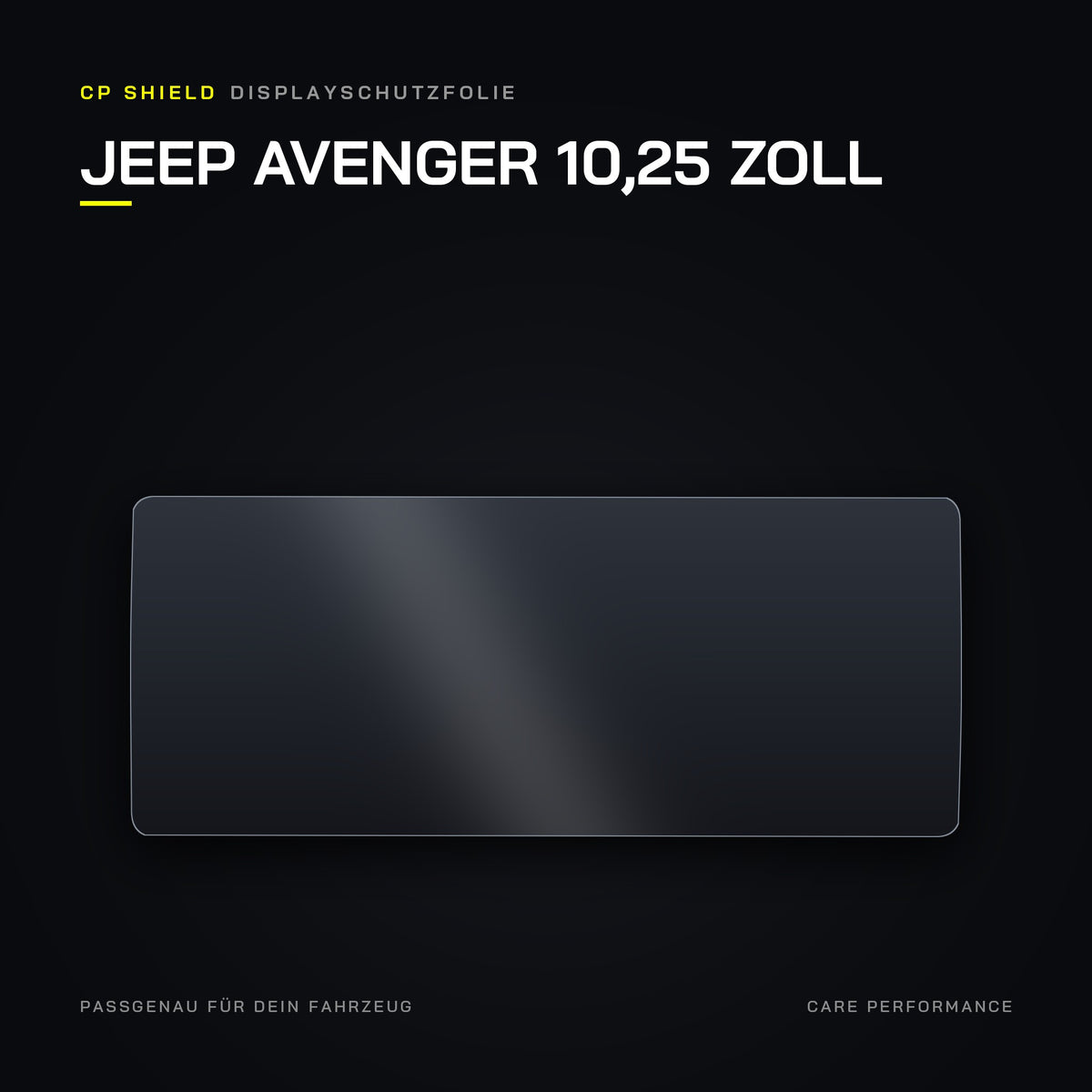CP Shield Displayschutzfolie Jeep Avenger 10,25 Zoll