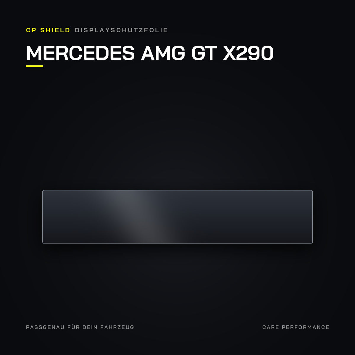 CP Shield Displayschutzfolie Mercedes AMG GT X290