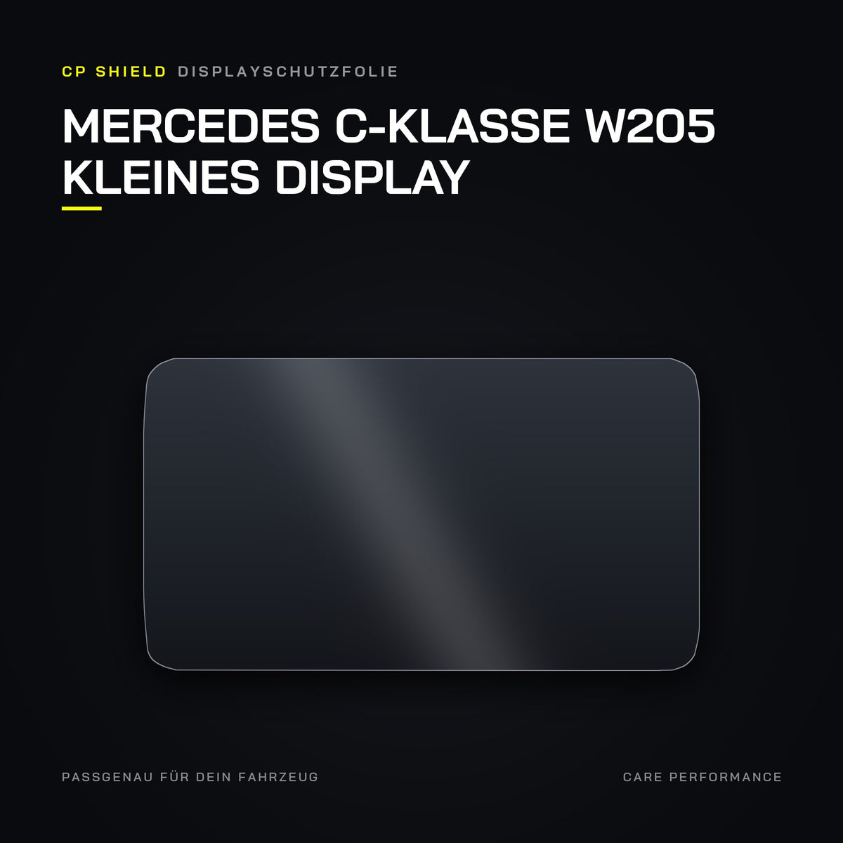 CP Shield Displayschutzfolie Mercedes C-Klasse W205 kleines Display