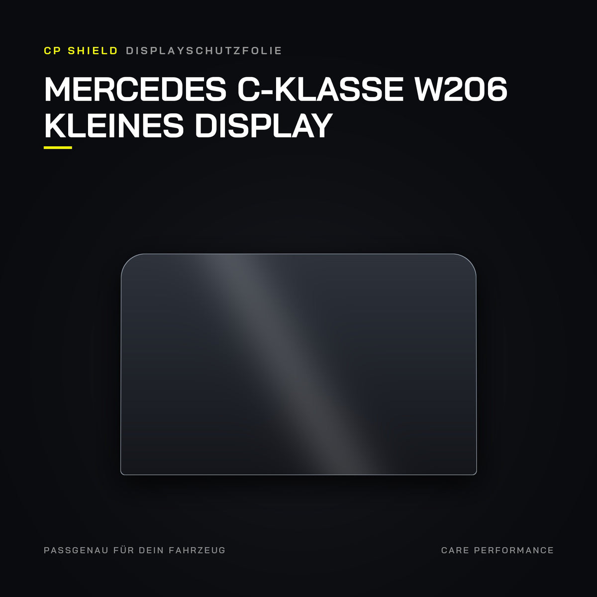 CP Shield Displayschutzfolie Mercedes C-Klasse W206 kleines Display