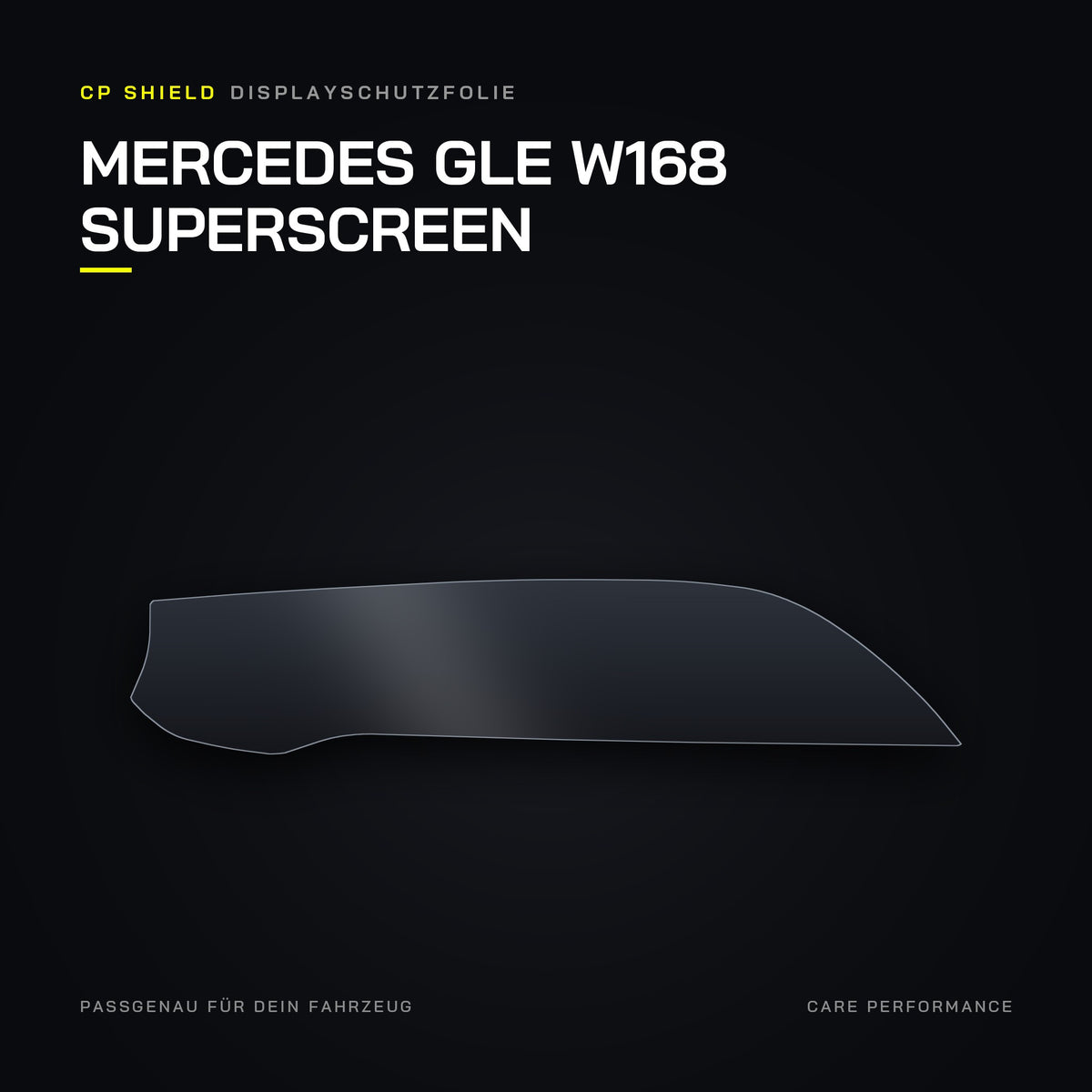 CP Shield Displayschutzfolie Mercedes GLE W168 Superscreen