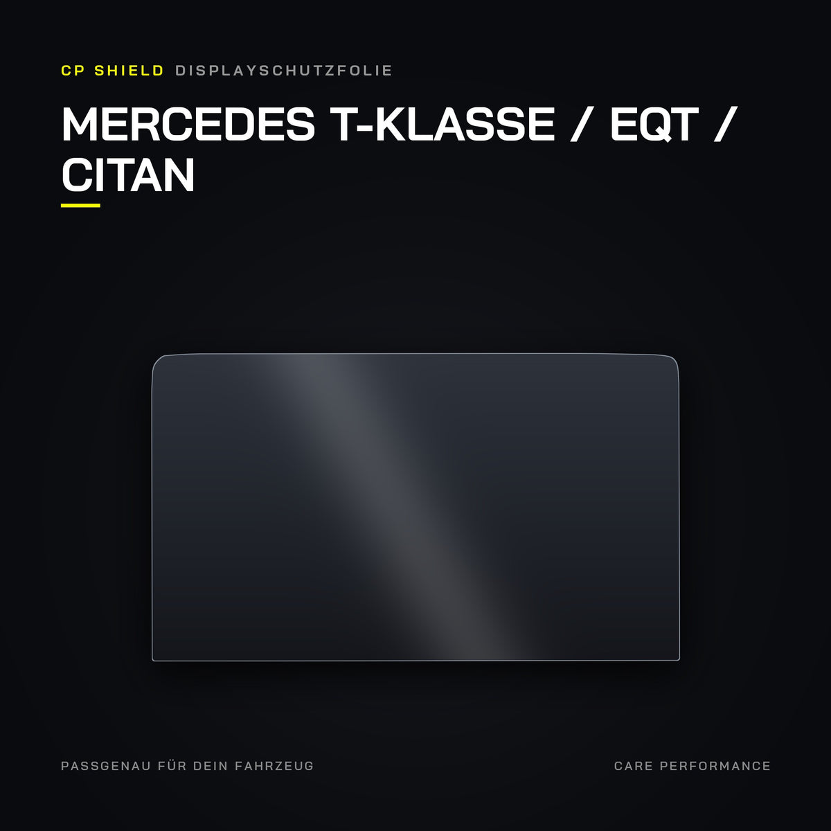 CP Shield Displayschutzfolie Mercedes T-Klasse / EQT / Citan