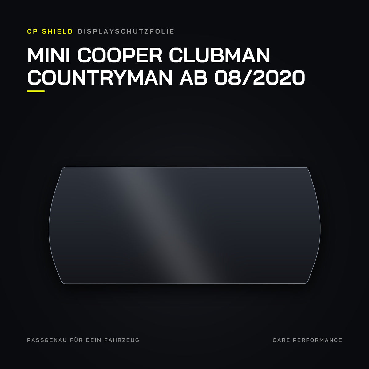 CP Shield Displayschutzfolie Mini Cooper Clubman Countryman ab 08/2020