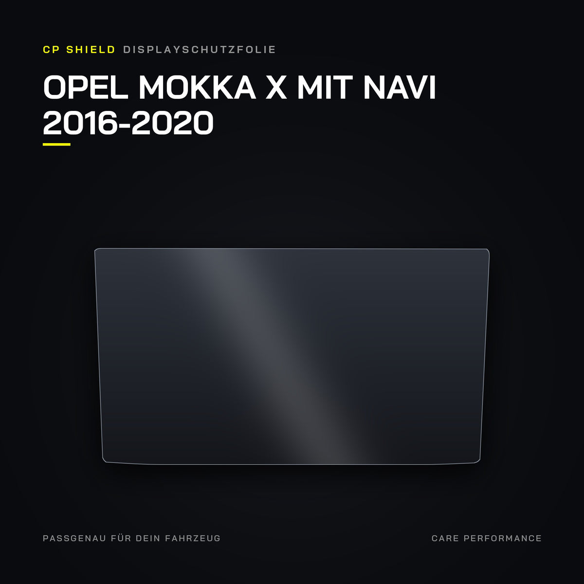 CP Shield Displayschutzfolie Opel Mokka X mit Navi 2016-2020