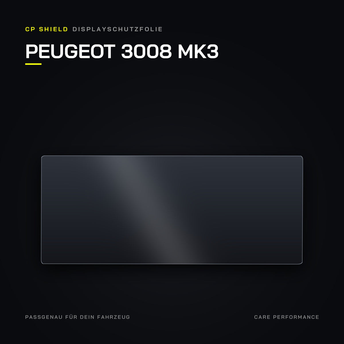 CP Shield Displayschutzfolie Peugeot 3008 MK3