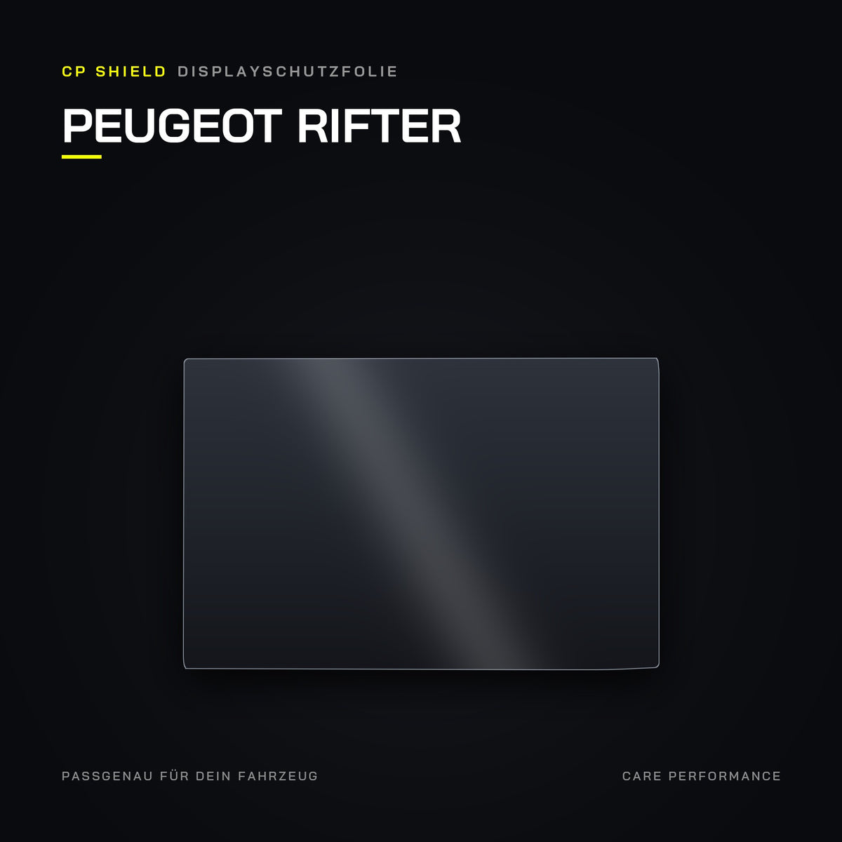 CP Shield Displayschutzfolie Peugeot Rifter