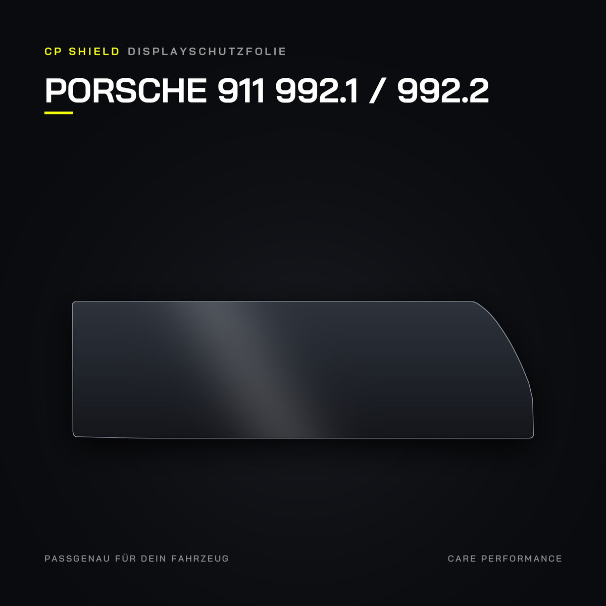 CP Shield Displayschutzfolie Porsche 911 992.1 / 992.2