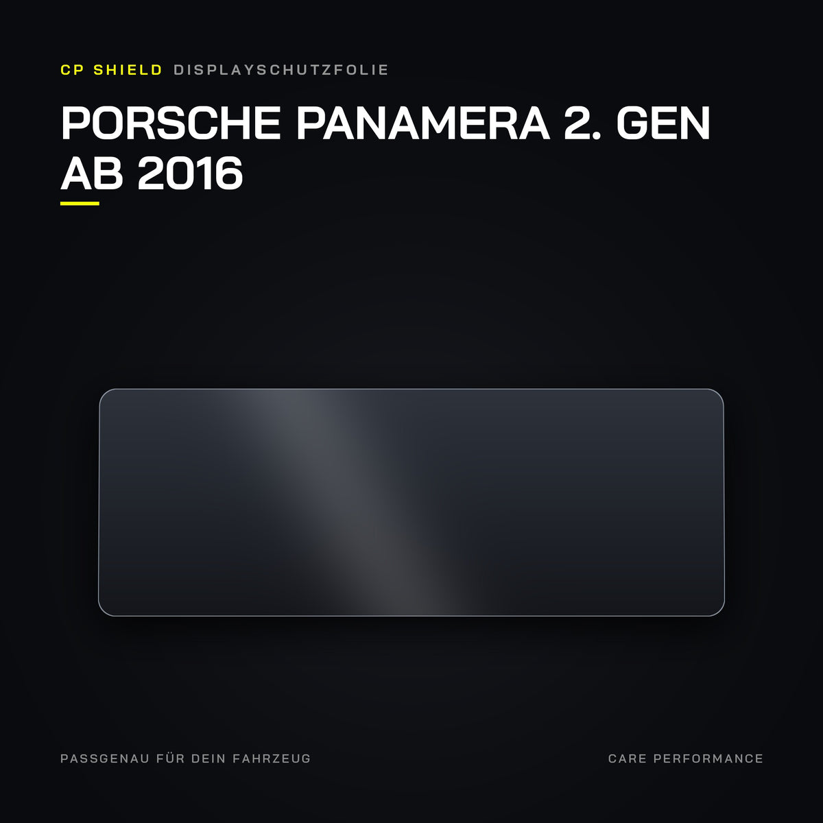 CP Shield Displayschutzfolie Porsche Panamera 2. Gen ab 2016