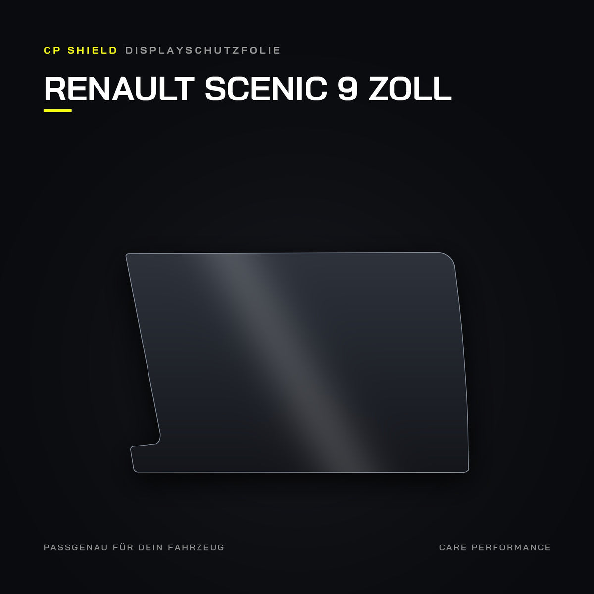 CP Shield Displayschutzfolie Renault Scenic 9 Zoll