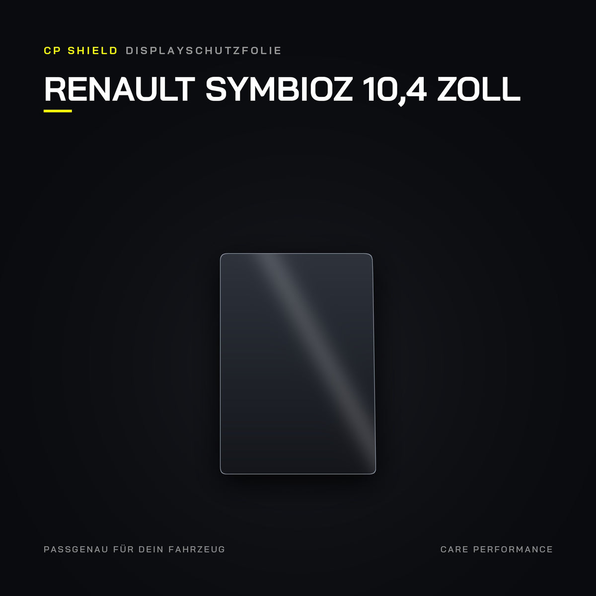 CP Shield Displayschutzfolie Renault Symbioz 10,4 Zoll