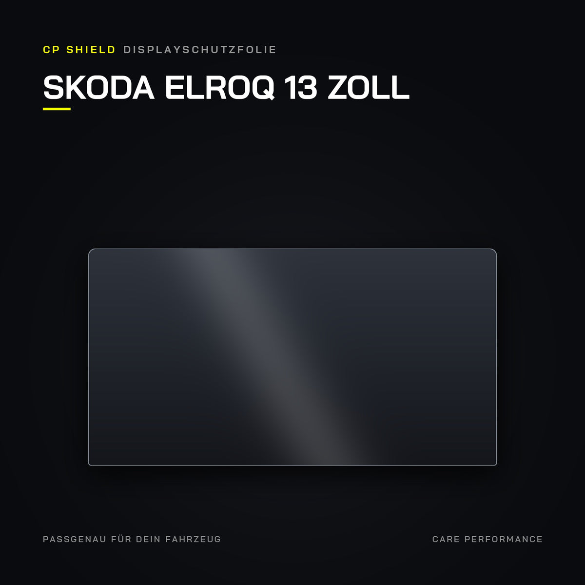 CP Shield Displayschutzfolie Skoda Elroq 13 Zoll