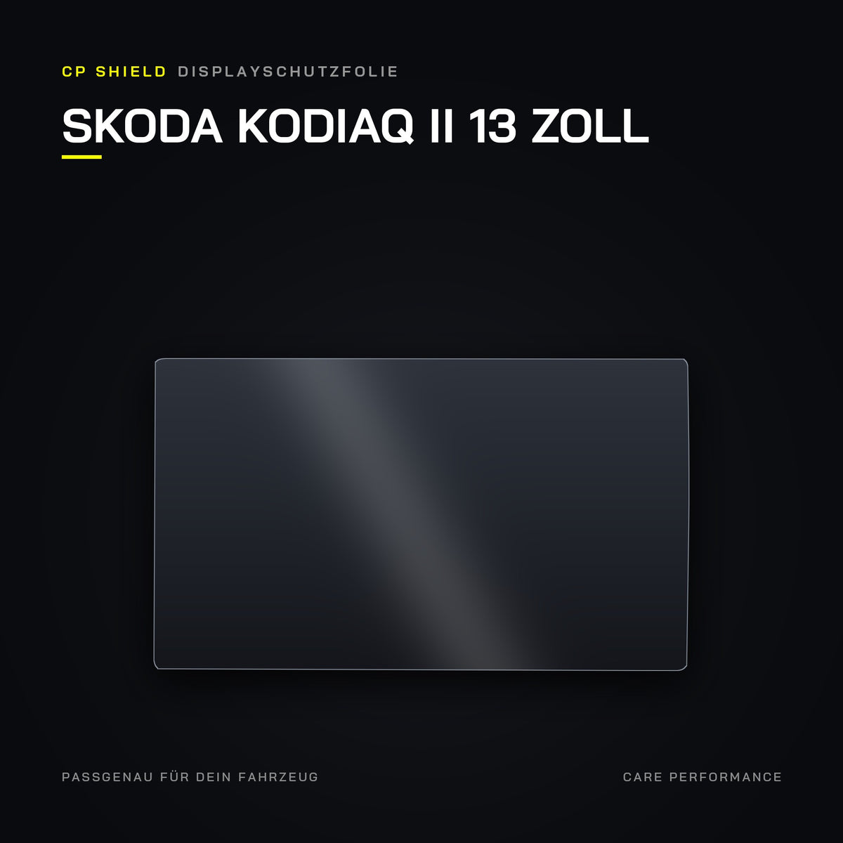 CP Shield Displayschutzfolie Skoda Kodiaq II 13 Zoll