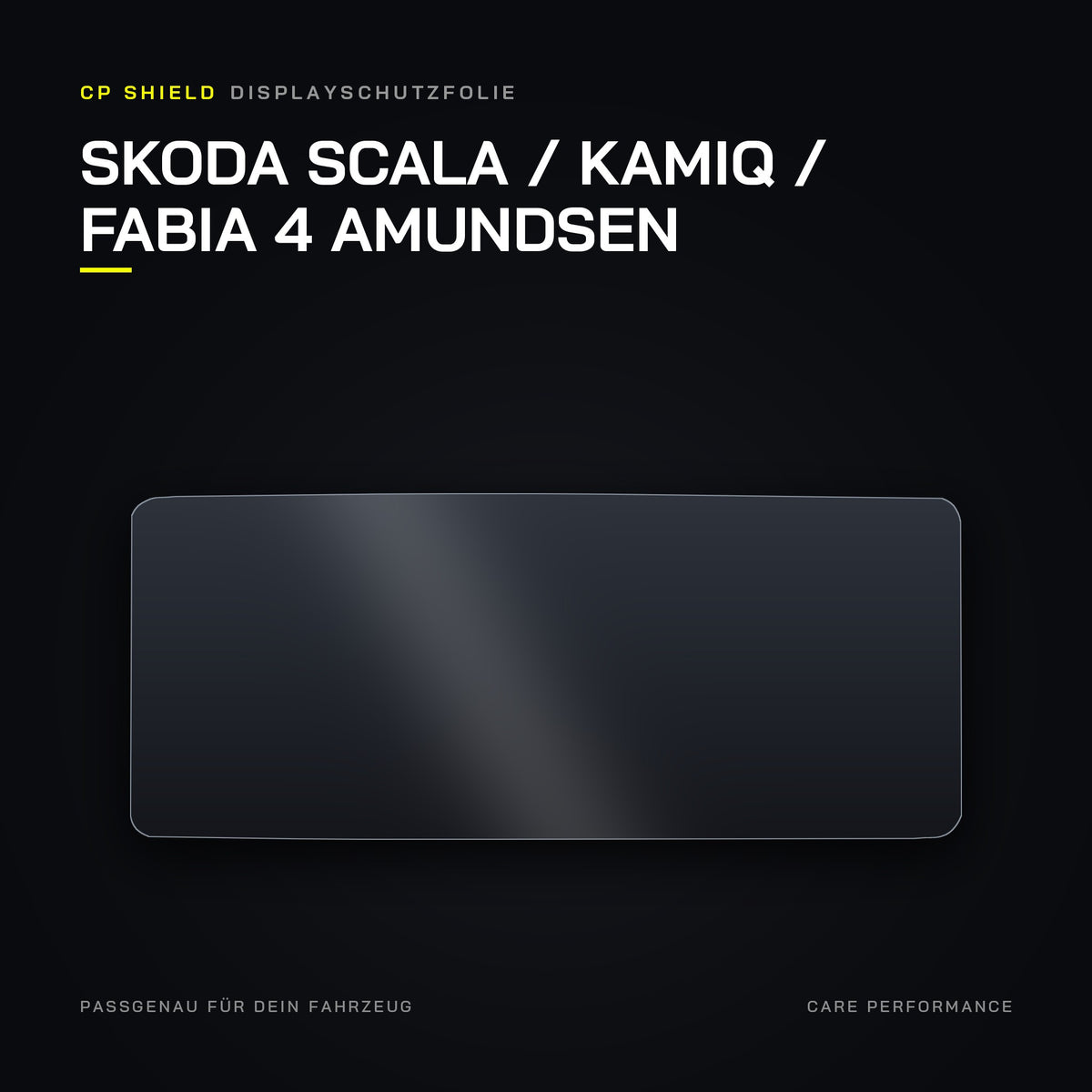 CP Shield Displayschutzfolie Skoda Scala / Kamiq / Fabia 4 Amundsen