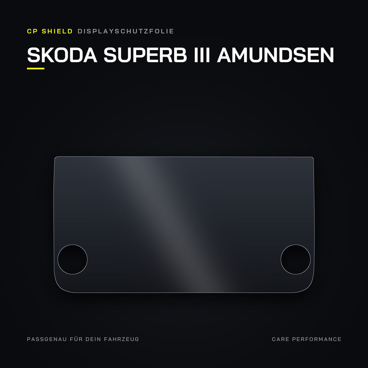 CP Shield Displayschutzfolie Skoda Superb III Amundsen