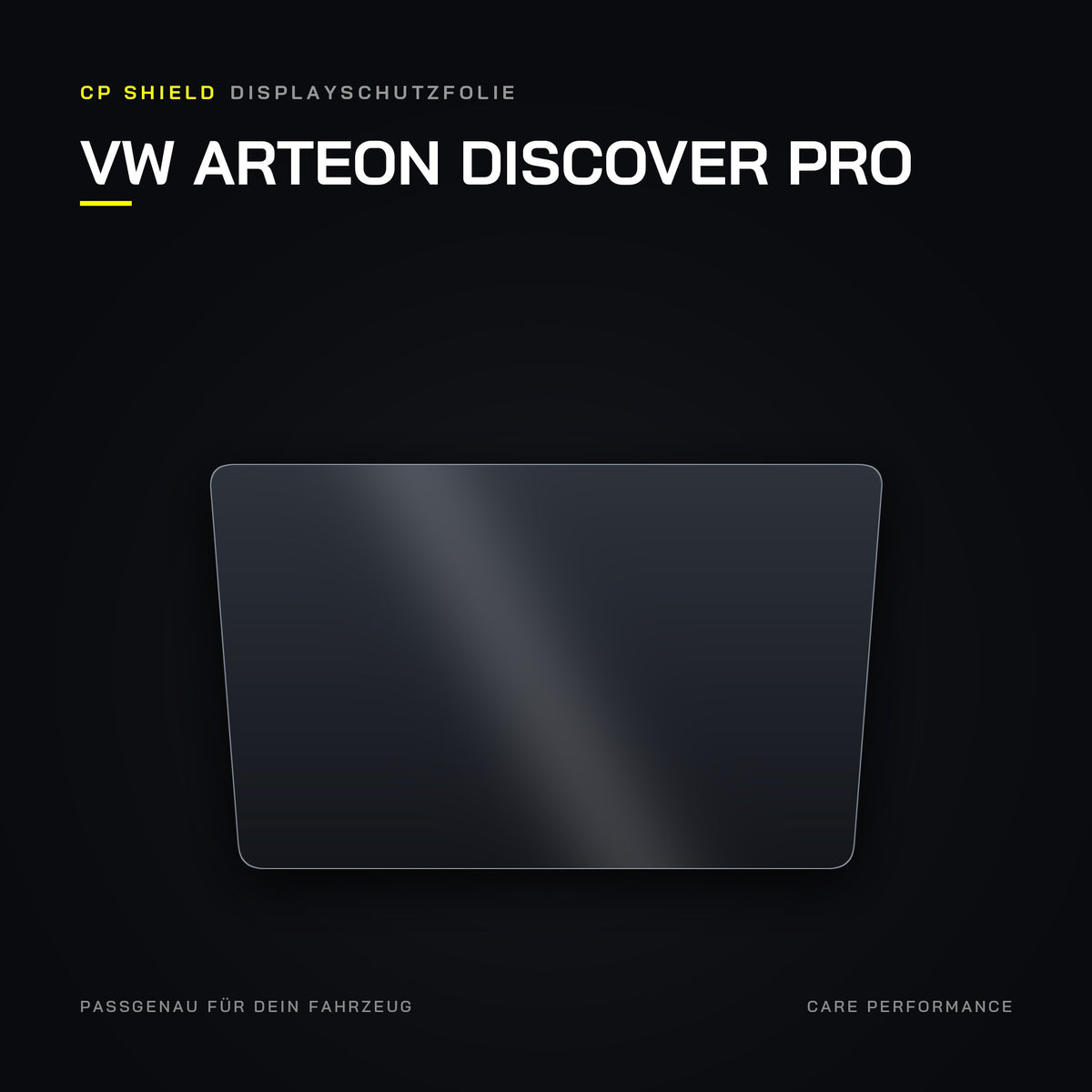 CP Shield Displayschutzfolie VW Arteon Discover Pro