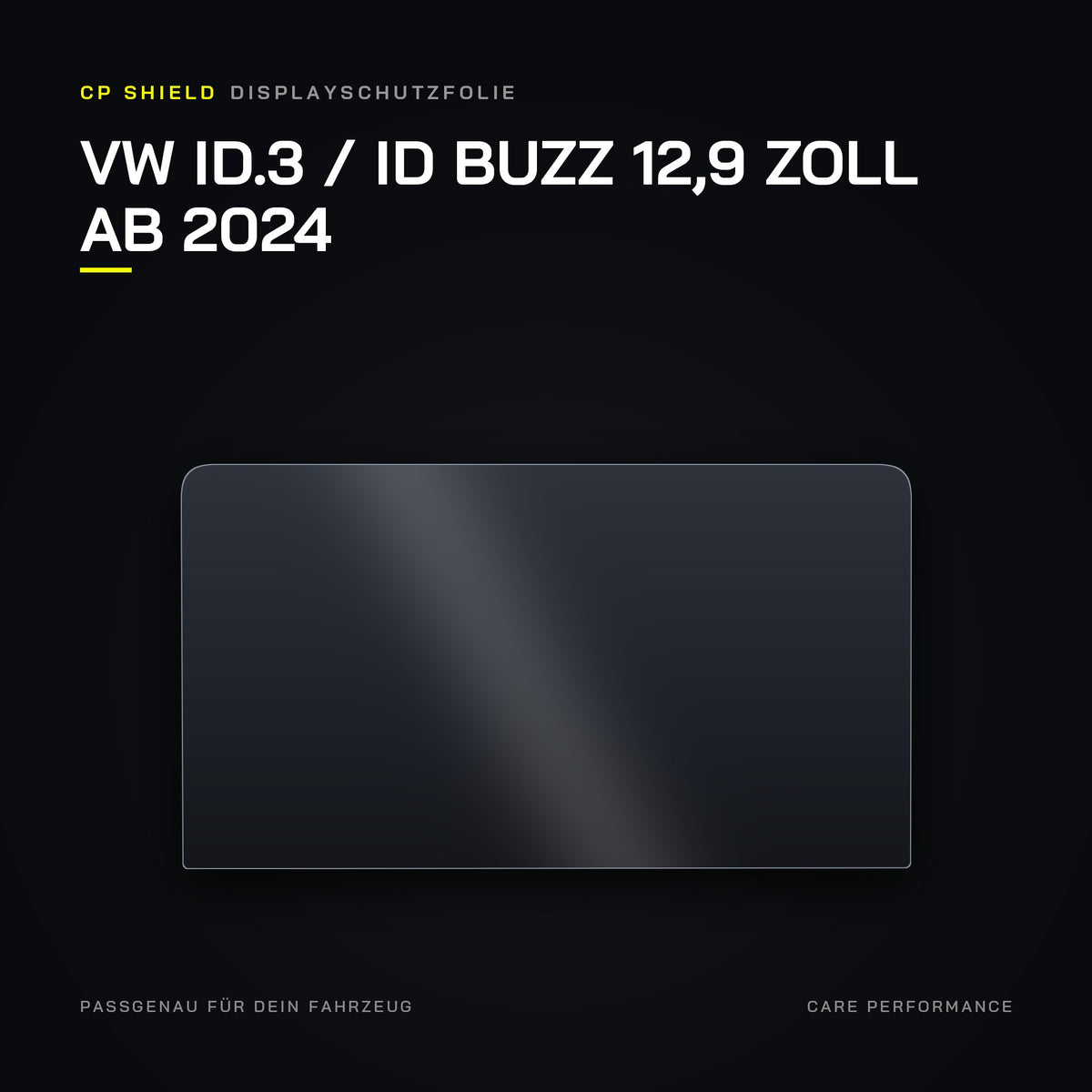 CP Shield Displayschutzfolie VW ID.3 / ID Buzz 12,9 Zoll ab 2024