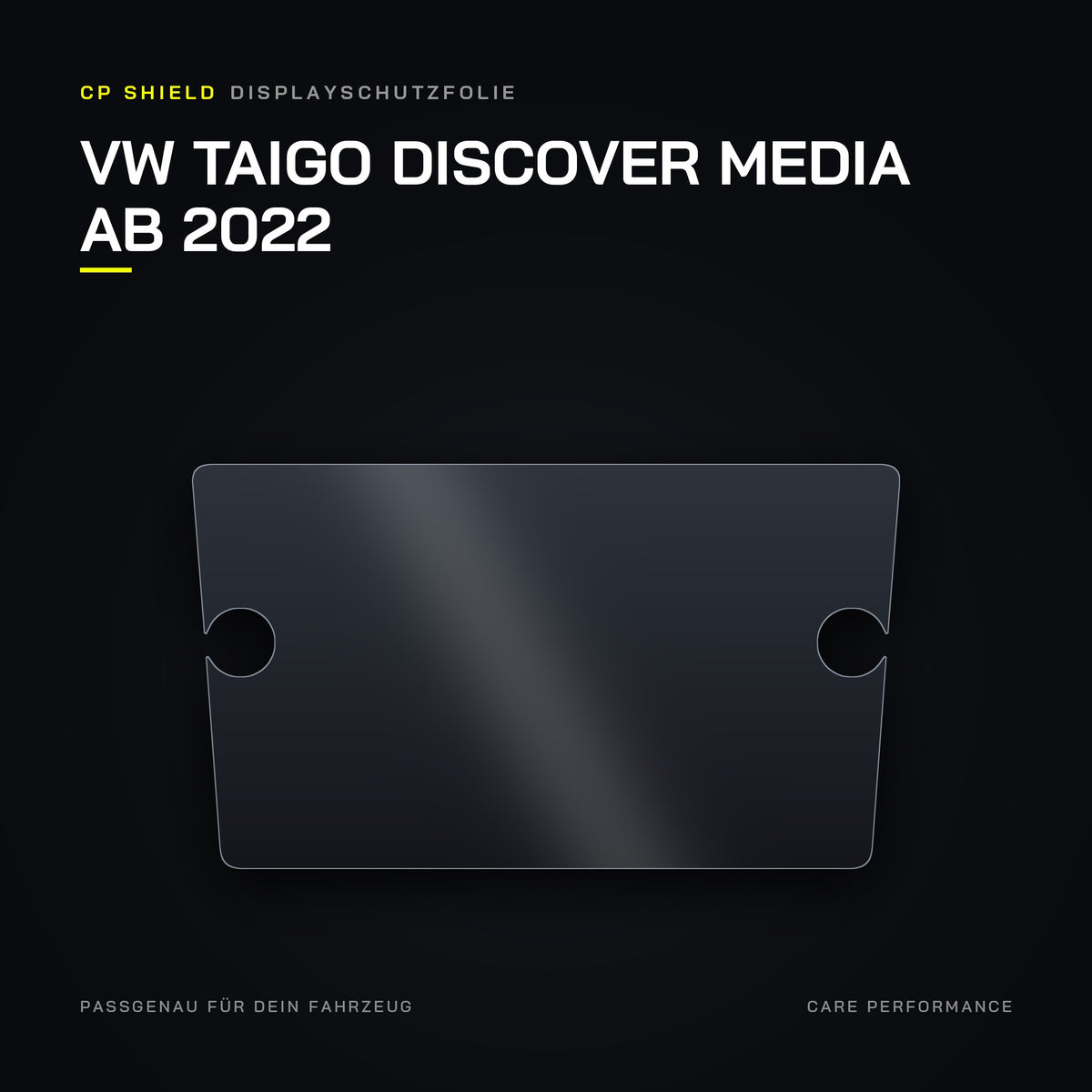 CP Shield Displayschutzfolie VW Taigo Discover Media ab 2022