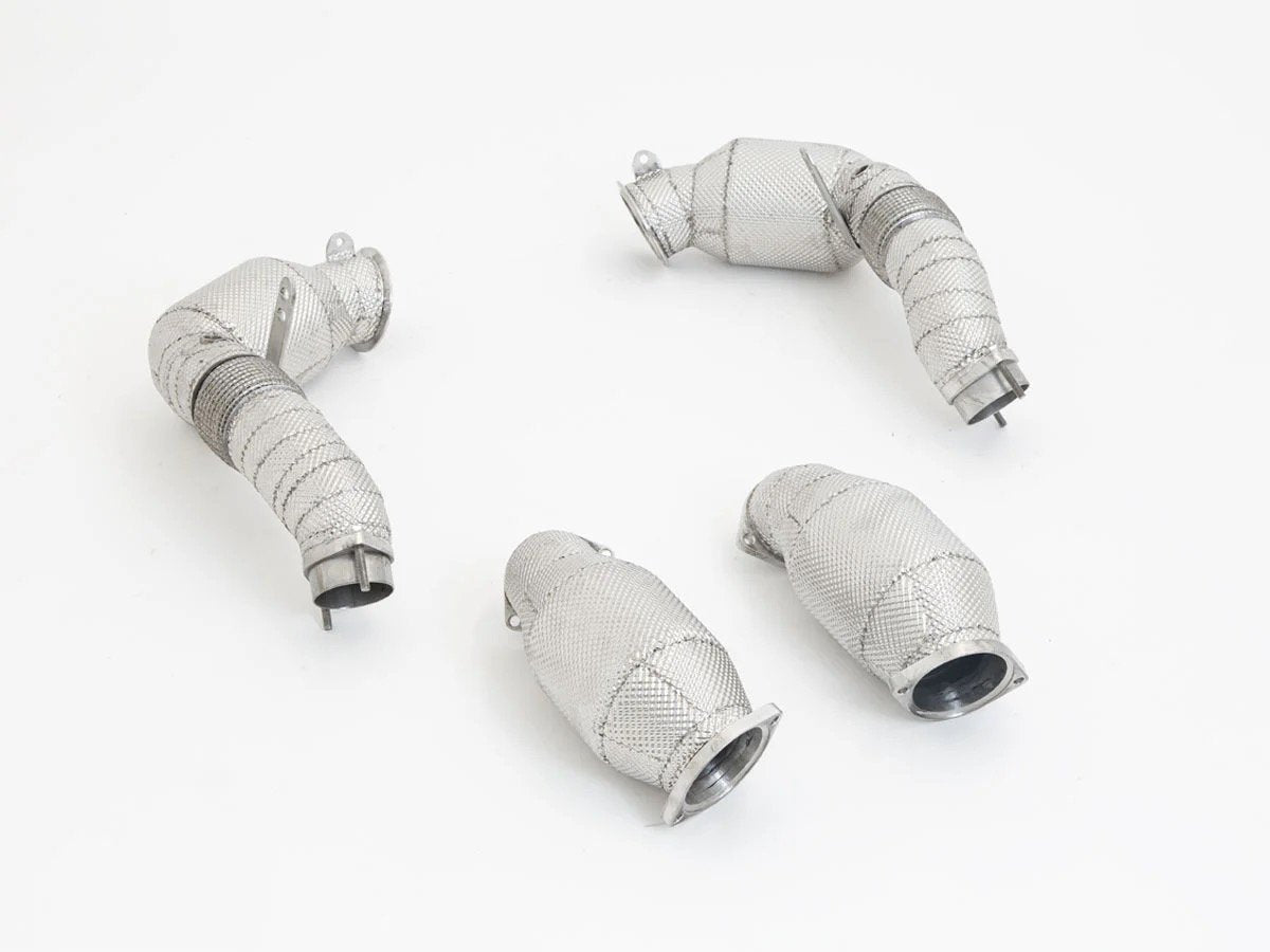 Aulitzky Exhaust ECE Downpipe mit 4x Sport-Kat – BMW M5/M8/X5M/X6M inkl. Competition/CS (F90/F92/F95/F96) S63