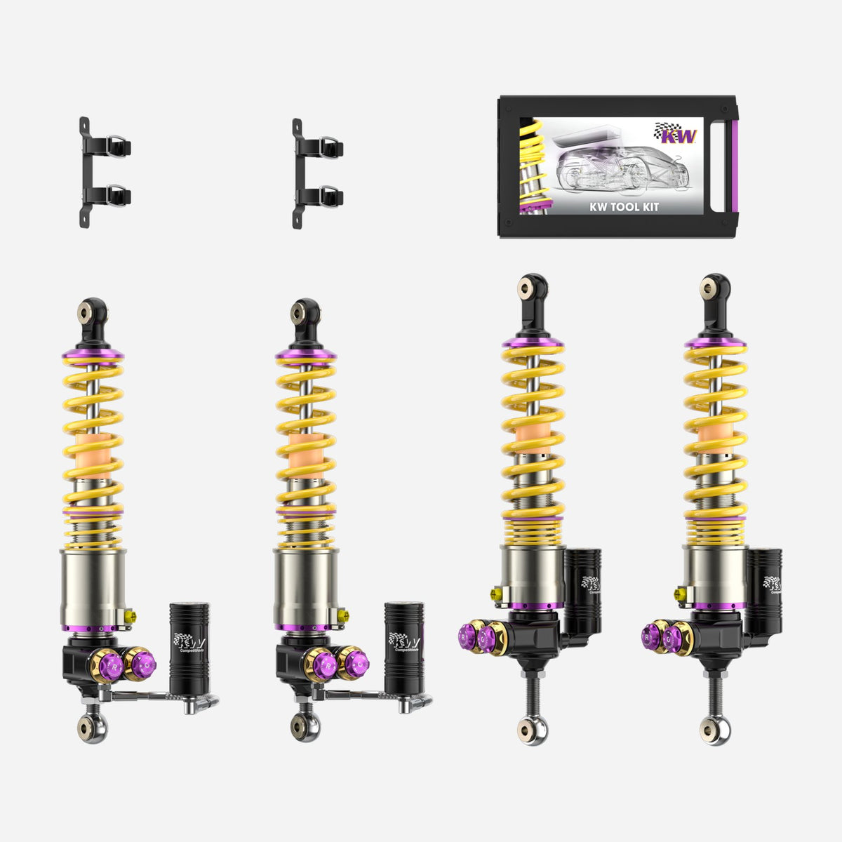 KW Gewindefahrwerk V3 m. HLS 4 Hydraulik Liftsystem – Mercedes SLS AMG, HLS4 Typ 197 – Abbildung ähnlich