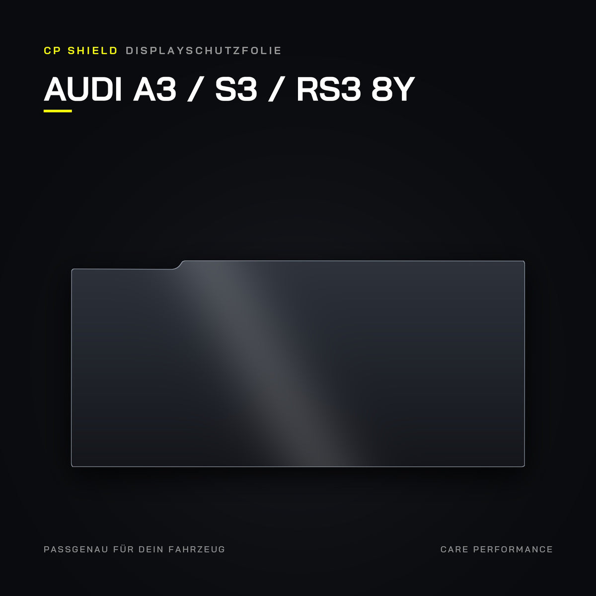 CP Shield Displayschutzfolie Audi A3 / S3 / RS3 8Y