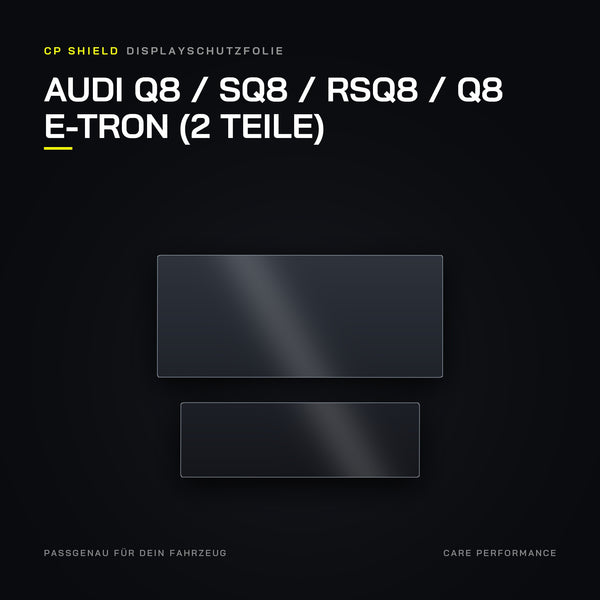 Displayschutzfolie Audi Q8 / SQ8 / RSQ8 / Q8 e-tron (2 Teile)