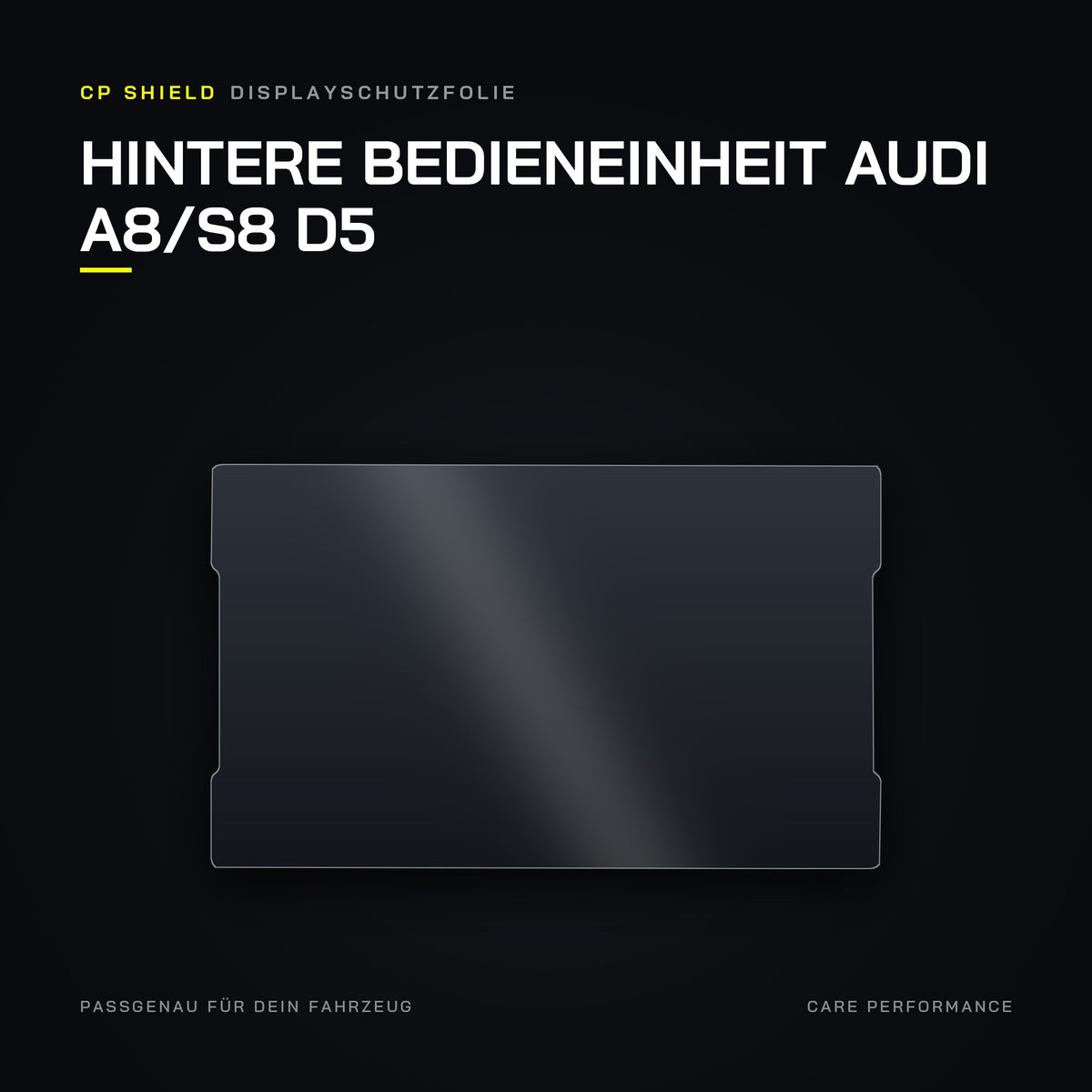 CP Shield Displayschutzfolie Hintere Bedieneinheit Audi A8/S8 D5