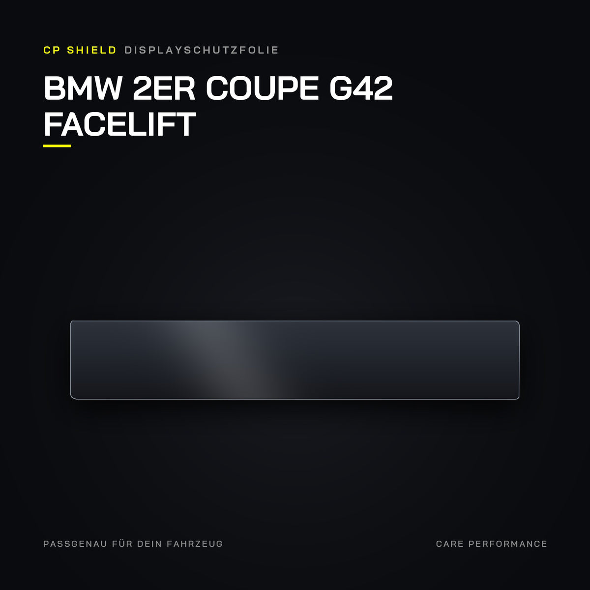 CP Shield Displayschutzfolie BMW 2er Coupe G42 Facelift