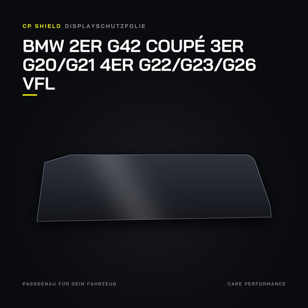 Displayschutzfolie BMW 2er G42 Coupé 3er G20/G21 4er G22/G23/G26 VFL