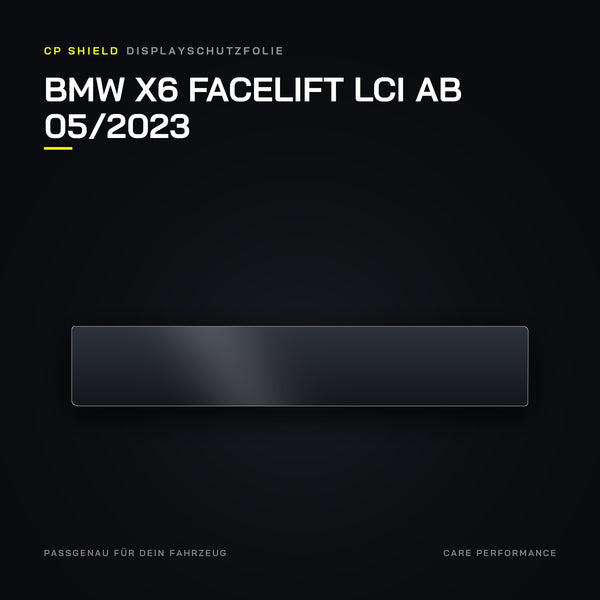 Displayschutzfolie BMW X6 Facelift LCI ab 05/2023