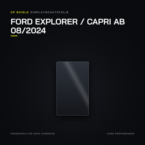 Displayschutzfolie Ford Explorer / Capri ab 08/2024