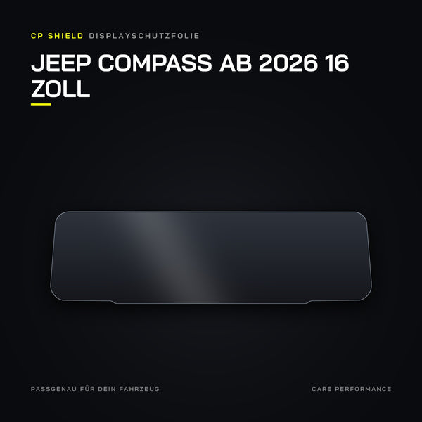 Displayschutzfolie Jeep Compass ab 2026 16 Zoll
