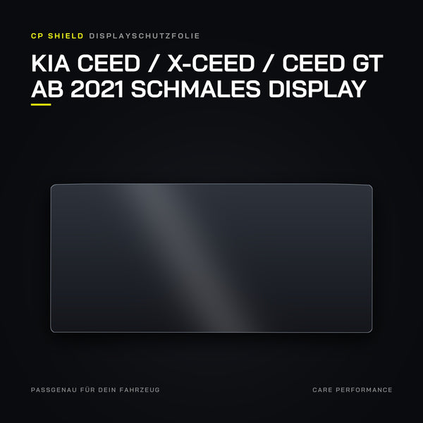 Displayschutzfolie KIA Ceed / X-Ceed / Ceed GT ab 2021 schmales Display