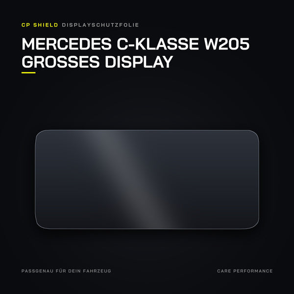 Displayschutzfolie Mercedes C-Klasse W205 großes Display