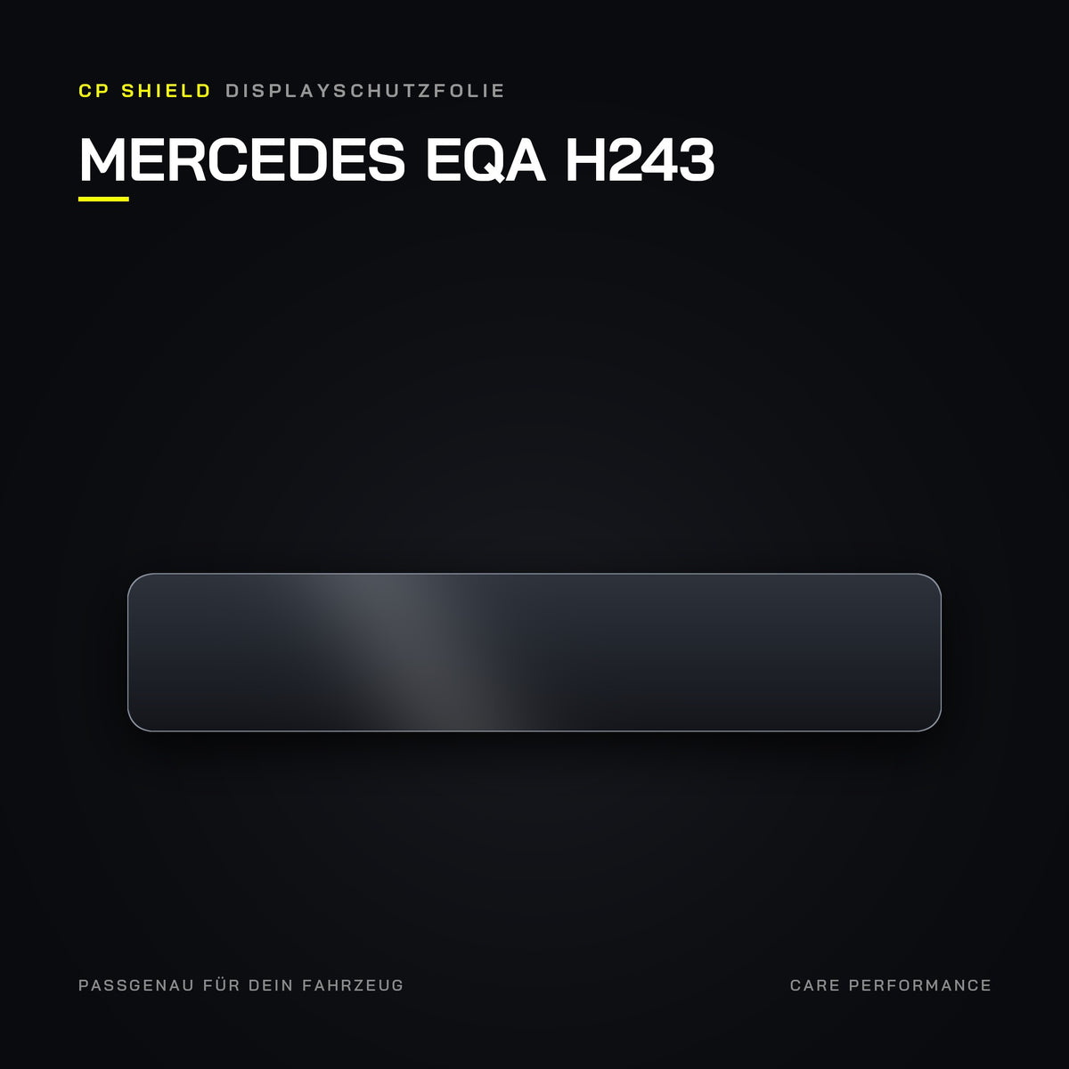 CP Shield Displayschutzfolie Mercedes EQA H243