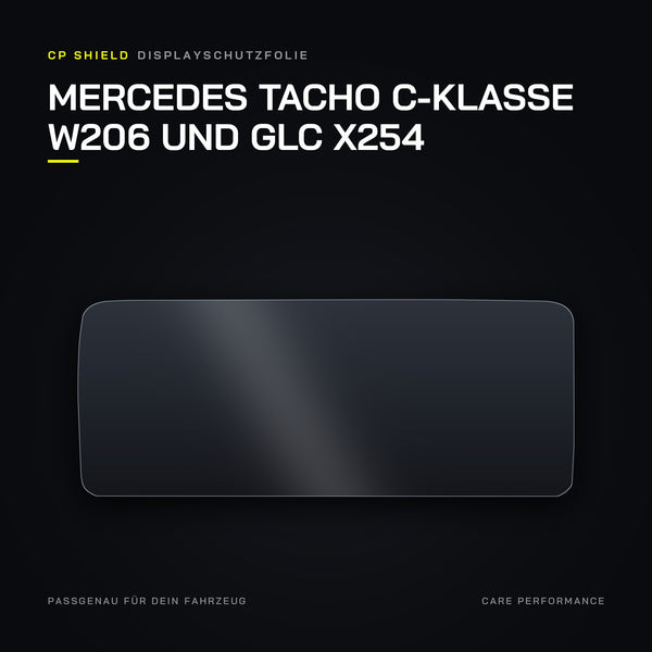 Displayschutzfolie Mercedes Tacho C-Klasse W206 und GLC X254
