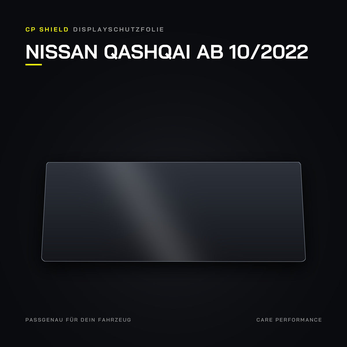 CP Shield Displayschutzfolie Nissan Qashqai ab 10/2022