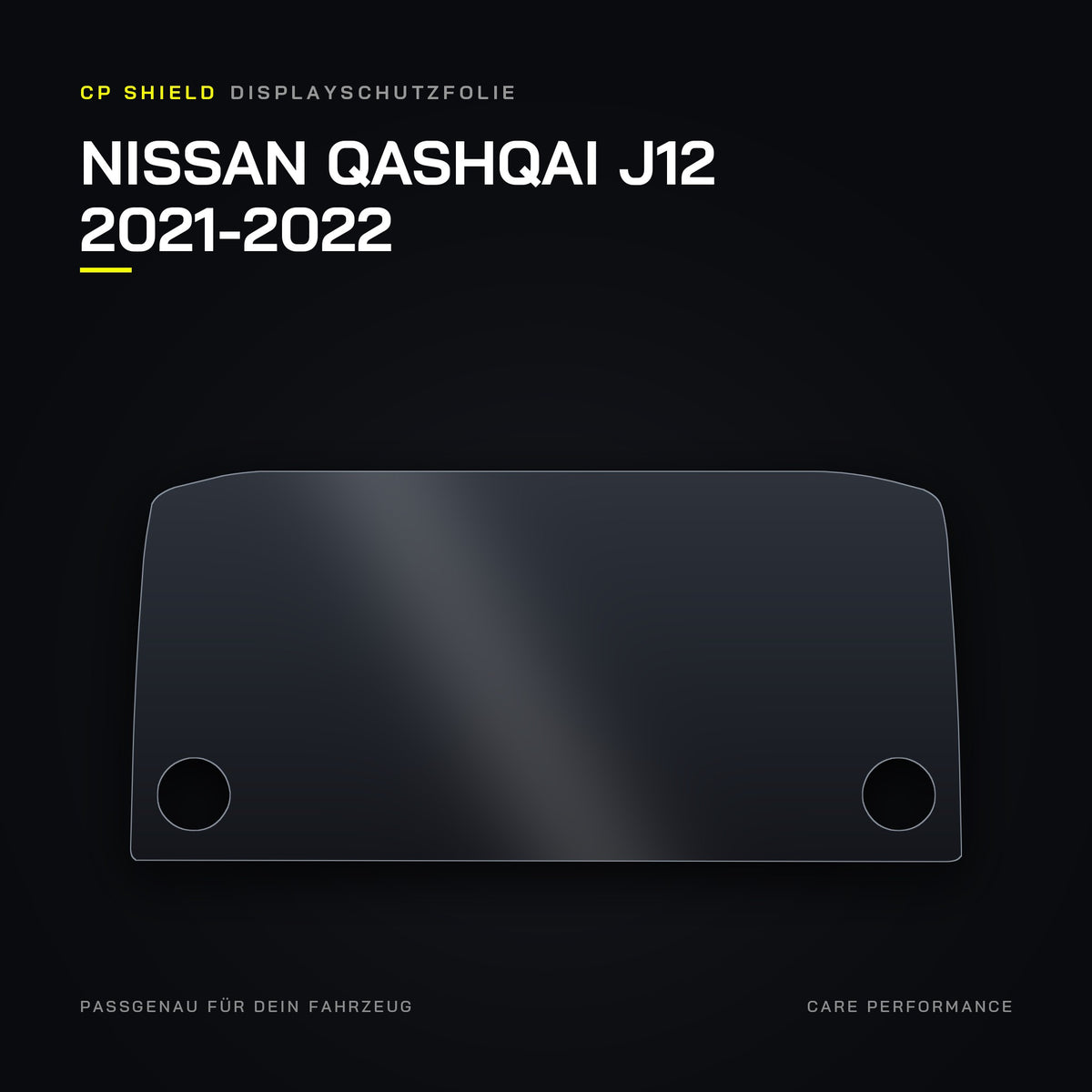 CP Shield Displayschutzfolie Nissan Qashqai J12 2021-2022