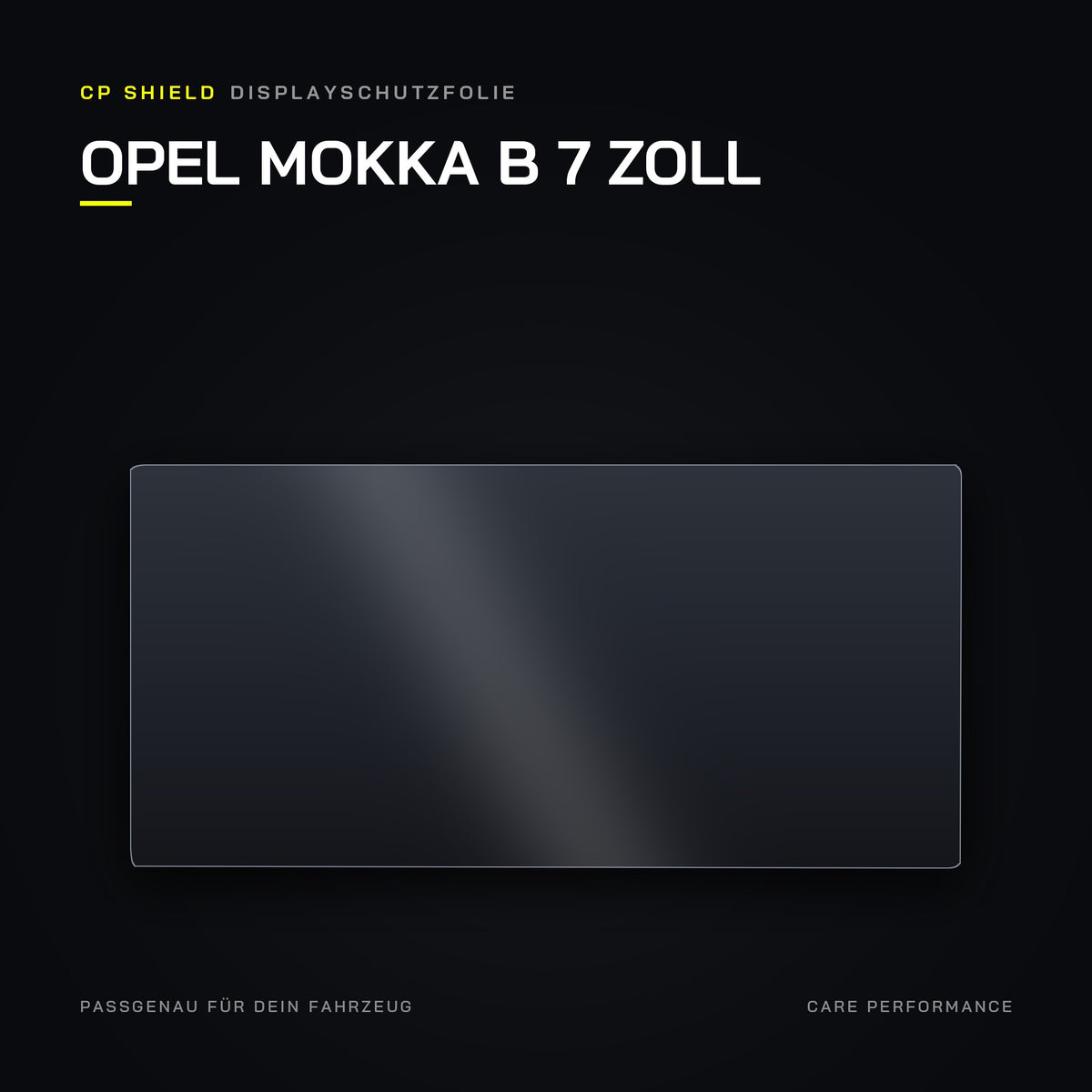 CP Shield Displayschutzfolie Opel Mokka B 7 Zoll