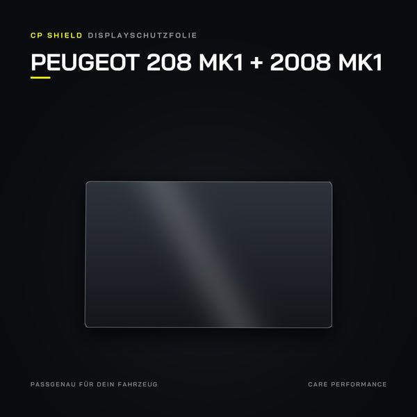 Displayschutzfolie Peugeot 208 MK1 + 2008 MK1