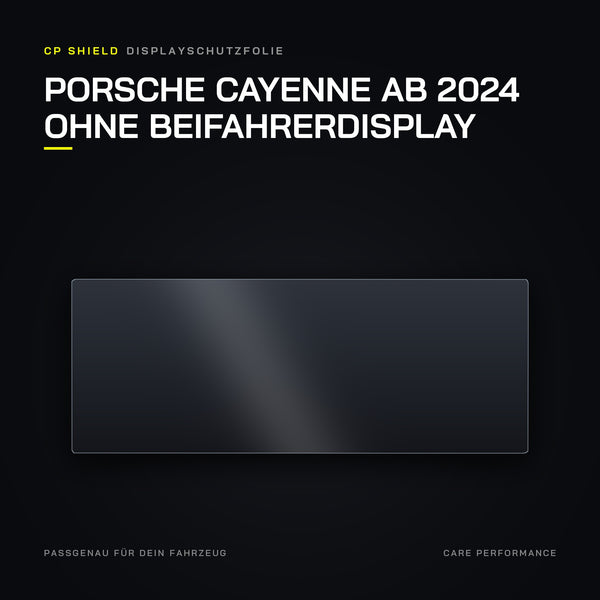 Displayschutzfolie Porsche Cayenne ab 2024 ohne Beifahrerdisplay