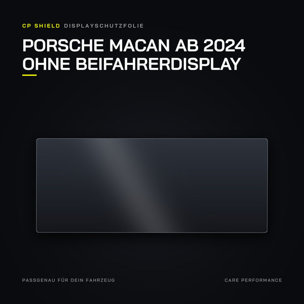 Displayschutzfolie Porsche Macan ab 2024 ohne Beifahrerdisplay