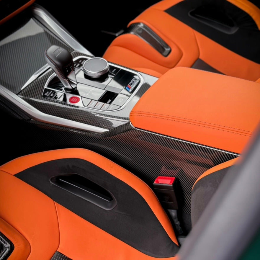 Carbonheld Carbon Mittelkonsole – BMW M2 (G87) / M3 (G80) / M4 (G82) / 2er Coupé (G42) / 3er (G20) / 4er (G22)