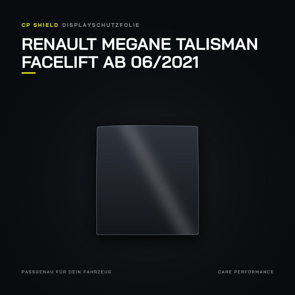 Displayschutzfolie Renault Megane Talisman Facelift ab 06/2021