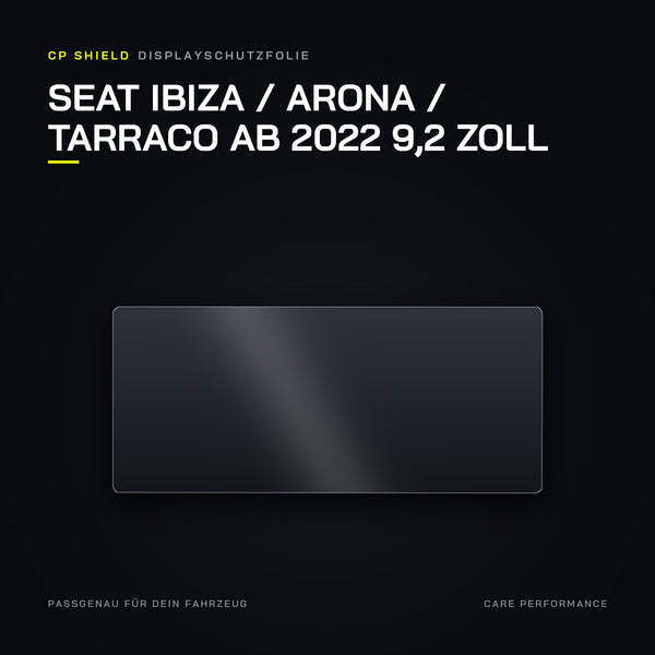 Displayschutzfolie Seat Ibiza / Arona / Tarraco ab 2022 9,2 Zoll