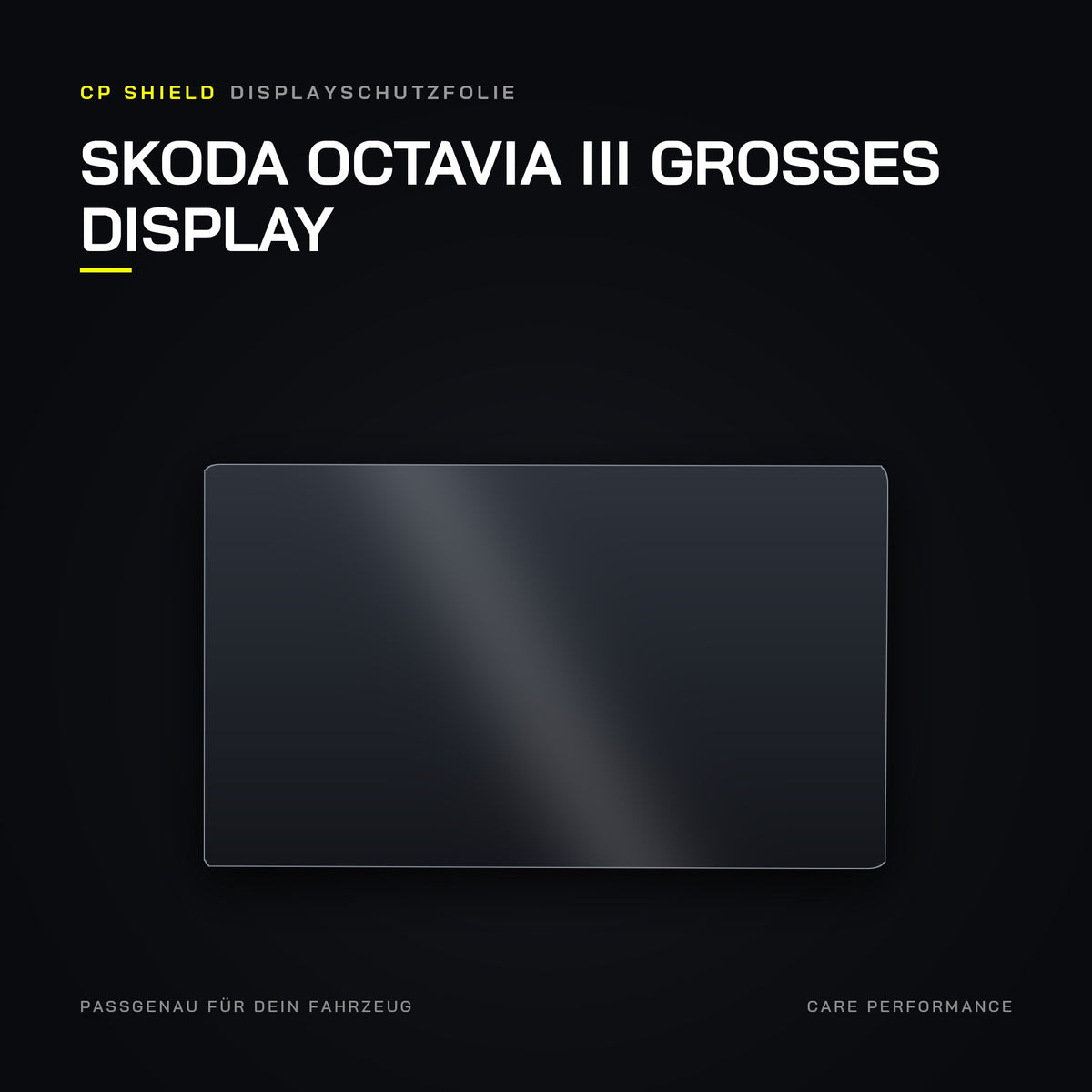 CP Shield Displayschutzfolie Skoda Octavia III großes Display