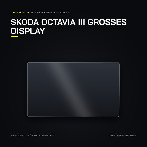 Displayschutzfolie Skoda Octavia III großes Display