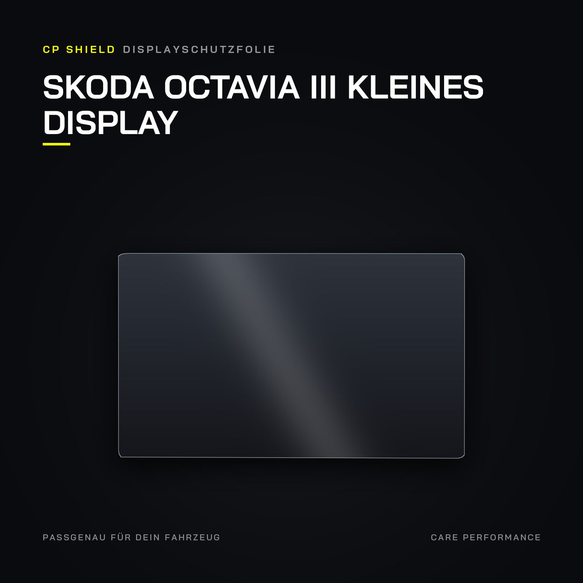 CP Shield Displayschutzfolie Skoda Octavia III kleines Display